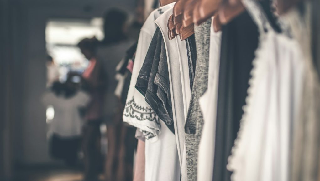 selective focus photography of clothes